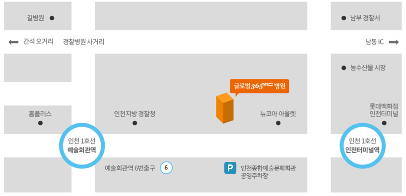 주차장 약도